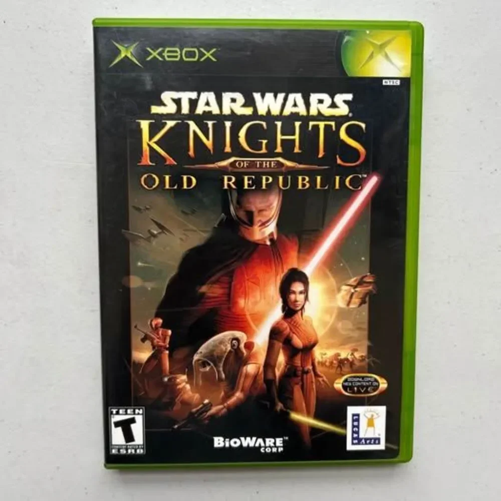 Star Wars Knights of the Old Republic 1 & 2 Xbox CIB Manuals w/Red Cards Tested